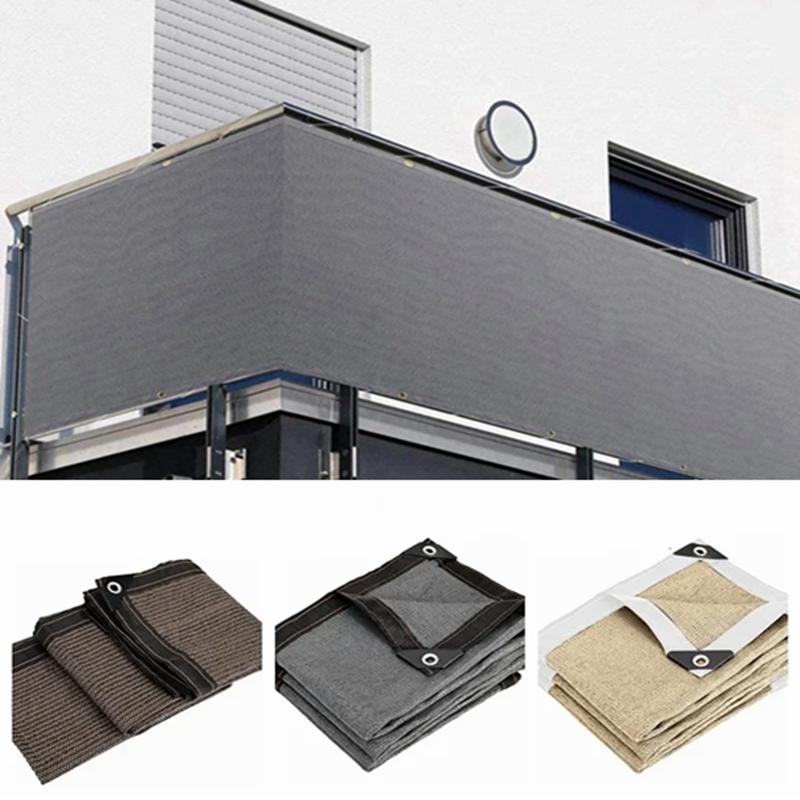 Солнцезащитная сетка для балкона, защитная сетка для летнего суккулентного растения, затеняющая сад, покрытие для бассейна, терраса, сетка для сарая для автомобиля