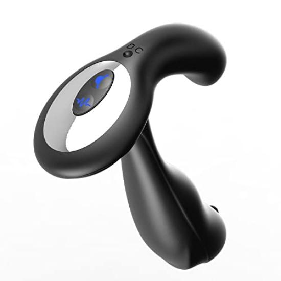 Электрическая клизма анальный вибратор с 3 функциями вибратор простаты анальная пробка (Вибрация, Лизание, Гибкий)