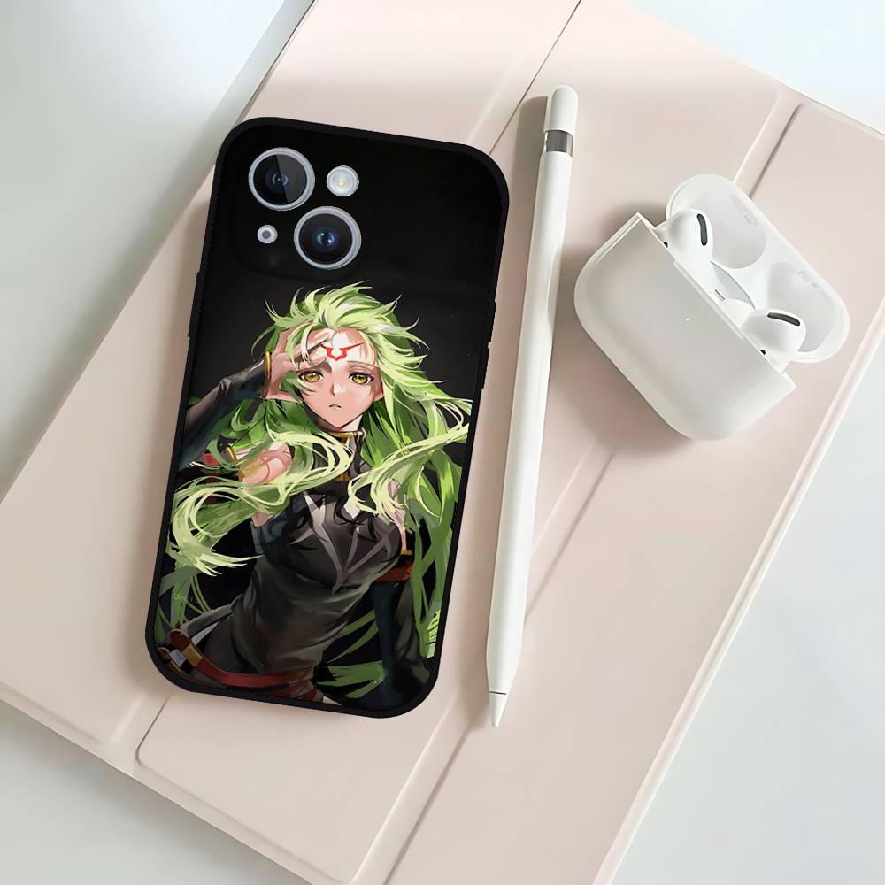 Аниме C-Codes G-Geass Черный Чехол Для Телефона Подходящий Для IPhone 17,16,15,11,13,14 Pro Max,Plus,X,Xr,Xs Max,13Mini