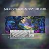 Mouse Pad Blue Purple Fantasy Forest Gaming printon demand New HD Home Mousepad XXL Mechanical Keyboard Pad Office Mouse Mats