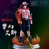 Фигурки аниме One Piece Огненный Кулак Эйс Могут Быть Любимыми Две головы ПВХ Платформа светящаяся Доминирующий 16,14 дюйма/41 см игрушки Подарки