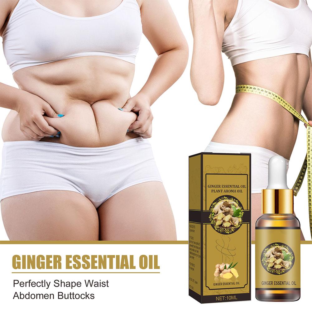 Slimming Essential Oil Quick To Absorb Fat Burning Oil 30ML Extract Massager Ginger For Women B J0U2