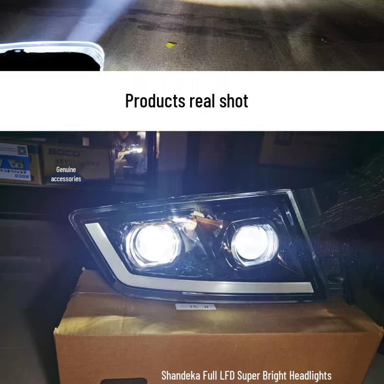 Светодиодная фара Sinotruk Sitrak G7C7Hc5h с двойными линзами, сверхяркая, в сборе