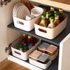 Kitchen Tabletop Storage Box 5/10Pcs Plastic Organizer for Snacks Cosmetics Seasoning Multi Purpose Stackable and Space Saving