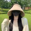 Summer Empty Top Straw Hat For Women Wide Brim Floppy Panama Hats Female Lady Visor Cap Outdoor Foldable Beach Sun Caps