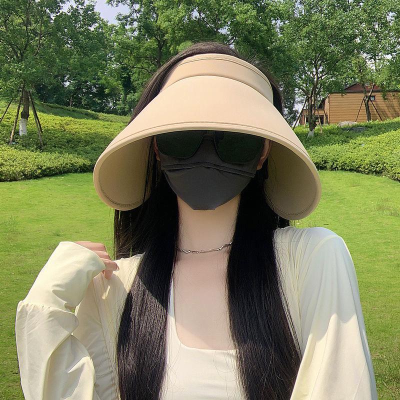 Summer Empty Top Straw Hat For Women Wide Brim Floppy Panama Hats Female Lady Visor Cap Outdoor Foldable Beach Sun Caps