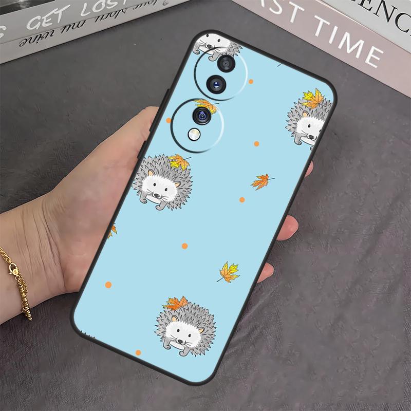Милый Чехол-Сердечко с Ежиком Для Honor X8b X9b X8 X9 X6a X7a X8a X9a Чехол Для Honor Magic 6 5 Pro 50 70 90 Lite
