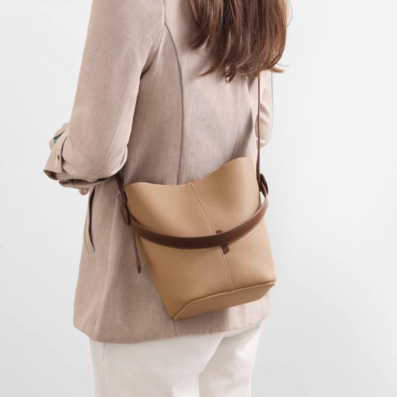 Популярная сумка этого года 2025 новая сумка-ведро в виде овощной корзины, премиальная, портативная сумка-мессенджер, сумка на плечо для поездок на работу, женская сумка