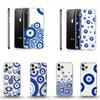 Lucky Evil Eye Blue Abstract Phone Case Transparent Soft For Iphone 12 11 13 7 8 6 S Plus X Xs Xr Pro Max Mini