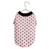 New Arrival Pink Polka Dot Pet Hoodie, Cute Fashion Small Breed Dog Clothes, Stylish Cat Puppy Sweater, Trendy Pet Outfit