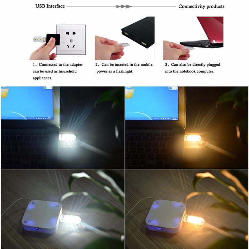 1 шт. USB светодиодная лампа для чтения книг, ночник 1 Вт 5 В, питание от зарядного устройства, 3 светодиода, 8 светодиодов, 24 светодиода, светодиодный свет, защита глаз, энергосбережение