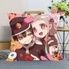 Аниме Jibaku Shounen Hanako Kun Наволочка Спальня Домашний Декоративный Наволочка Квадратная Молния Наволочки Сатин Мягкий Не Выцветающий H,(4)