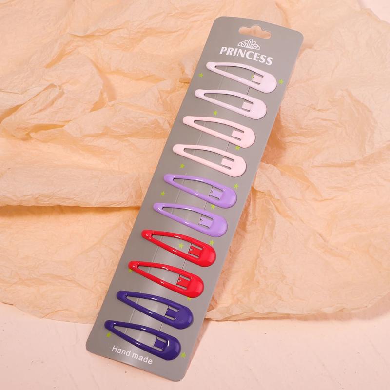 10 шт./набор Милые конфетные цвета Капающие заколки для волос BB-клипсы для девочек Детей Заколка для волос Заколка Аксессуары Женщины Дети Зажим для волос Головной убор