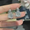 Luoxi Temple 2023 Camellia 925 Silver Light Luxury Earrings