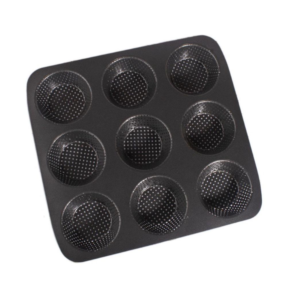 4/9/12 Hole Hamburger Bun Pan Carbon Steel Baking Pan Household Hamburger Bread Mold Bakery