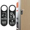 Door Sign Durable Double Sided Design Please Knock And Out Of
