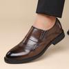 Модная Высококачественная Брендовая Мужская Повседневная Кожаная Обувь Классическая Деловая Формальная Обувь Оксфорды На Плоской Подошве Дизайнерская Уличная Удобная Обувь Лоферы
