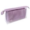 Sunstar Stationery Pen Case Clear Pouch Mitte with Gusset Light Violet S2314398