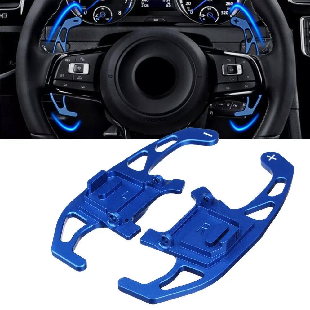 Для Vw Golf Mk7 7.5 Vii R Gti Gtd Tsi Dsg Blue Paddle Shifter Lever Extensions Car Rolex Switch Paddles Auto Accessories