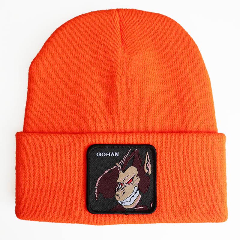Anime merchandise cartoon Dragon Ball Son Gohan SON GOHAN Knitted hat, woolen hat, hip-hop ski pullover hat