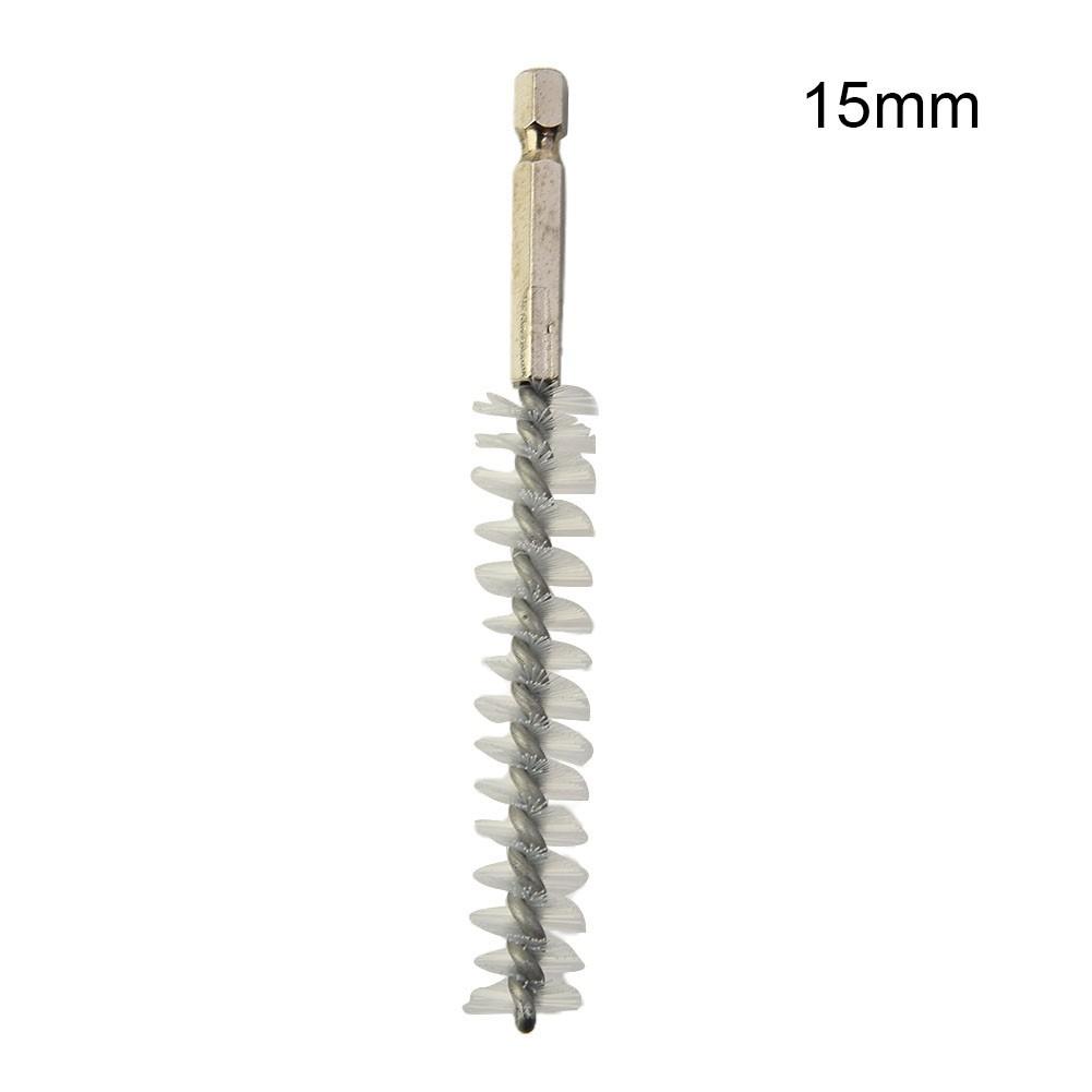 8-19мм Сверлильная щетка Шестигранный хвостовик Шестигранный хвостовик Нейлоновая проволока Инструмент для мытья и полировки