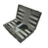 Game Chess Board Backgammon Set With Stitched Black Leatherette Case Nice Gift Folding Business Entertainment For Family Party
