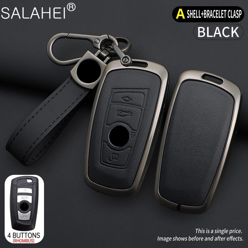 bqwdy8 New Leather Car Remote Key Case Cover Protector Shell For BMW 1 3 5 7 Series X1 X3 X4 X5 F10 F15 F16 F20 F30 F18 F25 M3 M4 E34