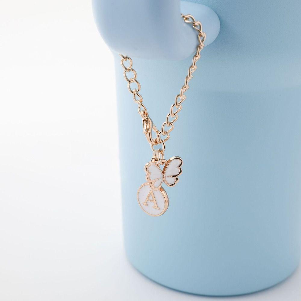 Чашка из нержавеющей стали с буквенной цепочкой, аксессуары для чашек, ювелирные изделия для стакана Стэнли