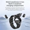 2025 New NFC Headset Smart Watch TWS Two In One Wireless Bluetooth Dual Headset Call Heart Rate Monitor Sports Music Smartwatch