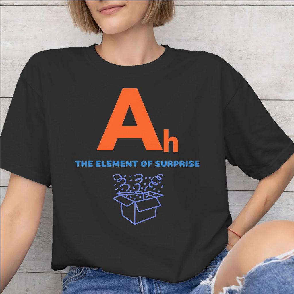 Ah The EleUnisext Of Surprise Tee Shirt for Unisex Unisex Printed T Shirts 100 Cotton Clothing
