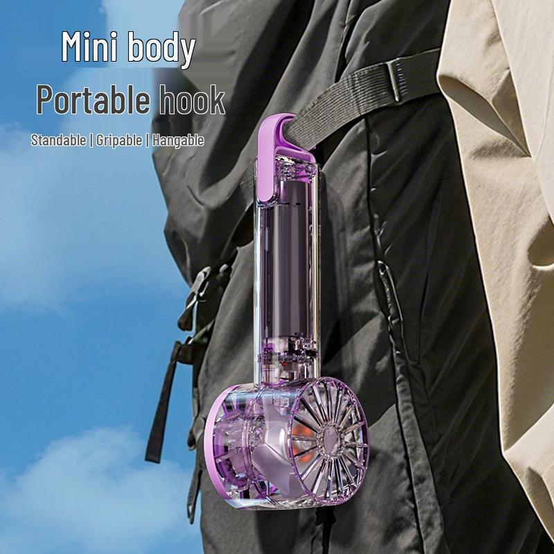 Portable USB Charging Handheld Fan with High Wind Power and Ice Pack Cooling