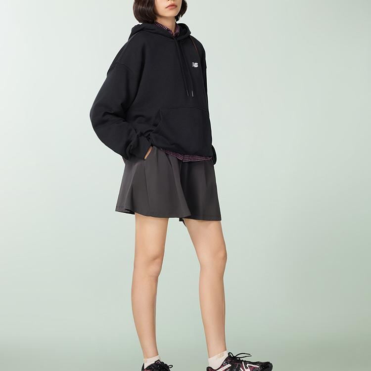 New Balance NB Серый SS25 Повседневные Короткие Юбки Женские Черный NVF28092-BK