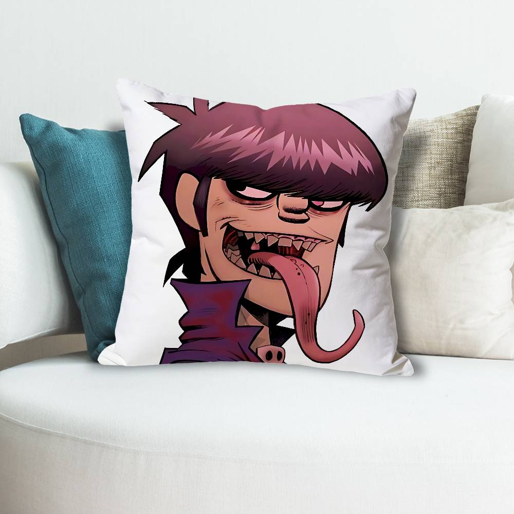 GGorillaz The Mountain Anime Celebrity Merchandise AllMatch Printed Pillow Case Sofa Car Office Room Decoration Protector