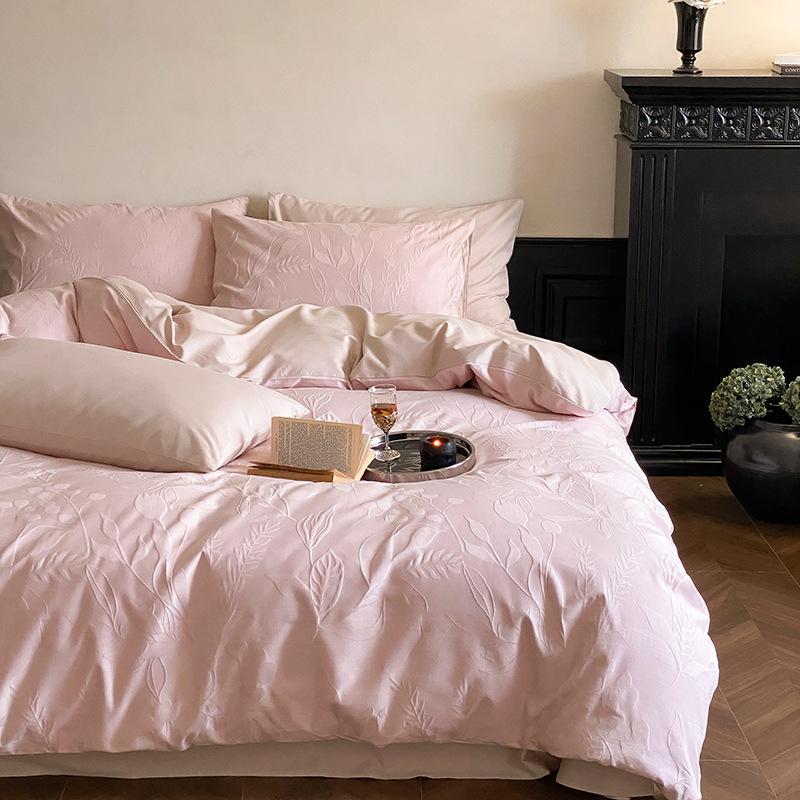 Комплект из четырех предметов из 100% высококачественного чистого хлопка, хлопковый жаккардовый комплект одеяла класса А для матери и ребенка, комплект постельного белья класса люкс