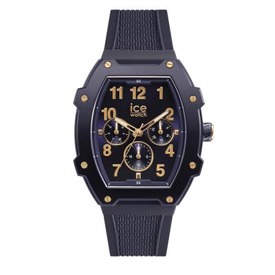 Ice Watch Genuine Watch Ice Boliday Gold Blue 023314 Силиконовый ремень [Ice Watch] [ICE boliday] Мужские многофункциональные
