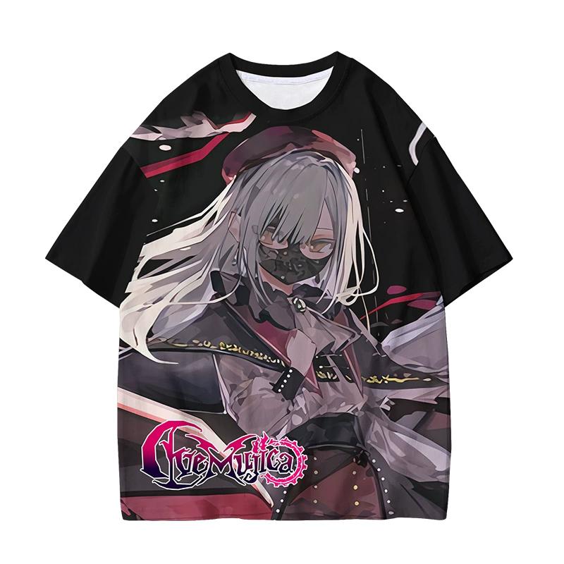 Popular Girl Band BanG Dream Ave Mujica T-shirts 3D Nyamu Yūtenji Print Kid Anime Tee Summer Men Women Harajuku Short Sleeve Top