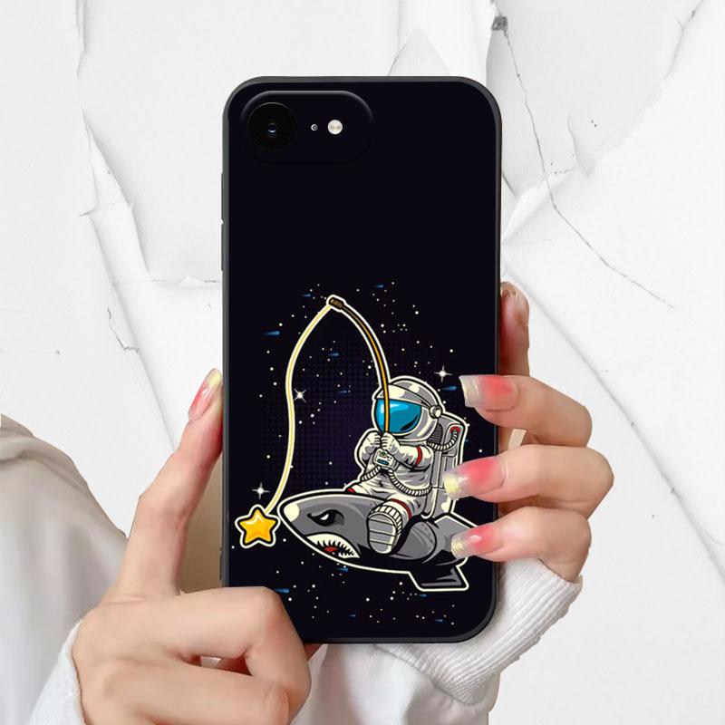 For iPhone 17e Case A3634 Fashion Cartoon Astronaut Silicone Soft TPU Phone Cover For iPhone 17e Shell Bumper A3575 Funda Coque