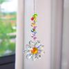 Daisy K9 Crystal Sun Catcher Оконные декоры Rainbow Maker Домашний ловец солнца Украшение для двора и сада Домашнее рождественское украшение