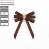 Coffee Color Shirt Unique Accessories Elegant Neck Tie New Charming Pins  For Girls