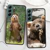 Чехол для телефона Медведь Кодьяк Для Samsung Galaxy S22 S25 Ultra S21 S10 Plus S26 Edge S20 S23 S24 FE Чехол Силиконовый Мягкий ТПУ Прозрачный S