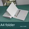 File Bag A4 Folder Storage Clip File Binder 11-Hole Protective Cover Organize Folders 3-Hole Transparent Pocket Students' Office Stationery Supplies
