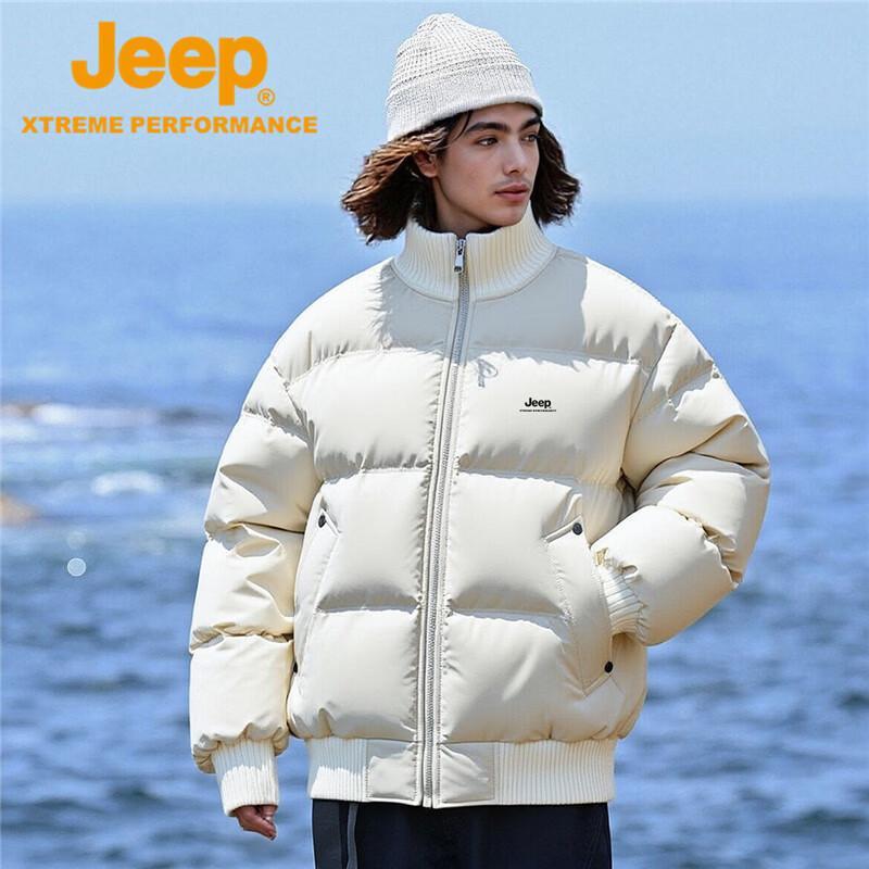 Jeep Мужская утепленная пуховая куртка с капюшоном