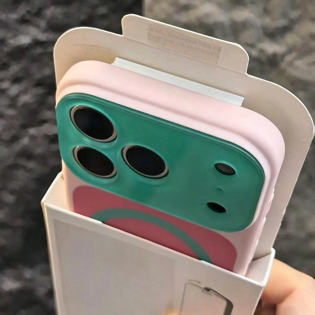 Dopamine Contrast Color For Magsafe Magnetic Case For iPhone Air 17 16 15 14 13 12 11 Pro Max Camera Protection Matte Back Cover