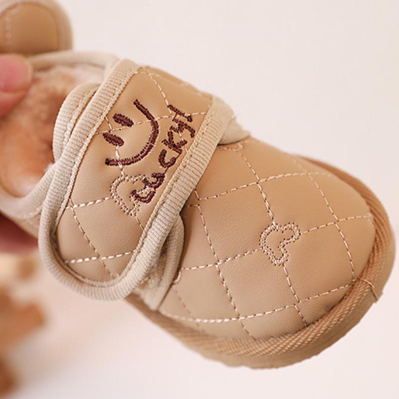 Зимние детские хлопковые туфли бархатные зимние туфли детские прогулочные туфли размеры 17-28