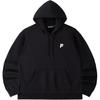 Fila Fusion Повседневная вязаная толстовка-худи Унисекс худи Черный T11U433204F-BK