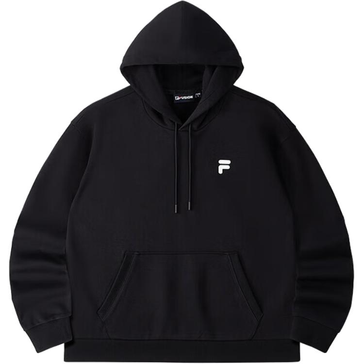 Fila Fusion Повседневная вязаная толстовка-худи Унисекс худи Черный T11U433204F-BK