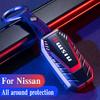 Для Nissan Versa Maxima Rogue Armada Sentra Qashqai X-Trail Для Infiniti FX35 QX50 Автомобильный Держатель Чехол для Ключей из Цинкового Сплава Аксессуары