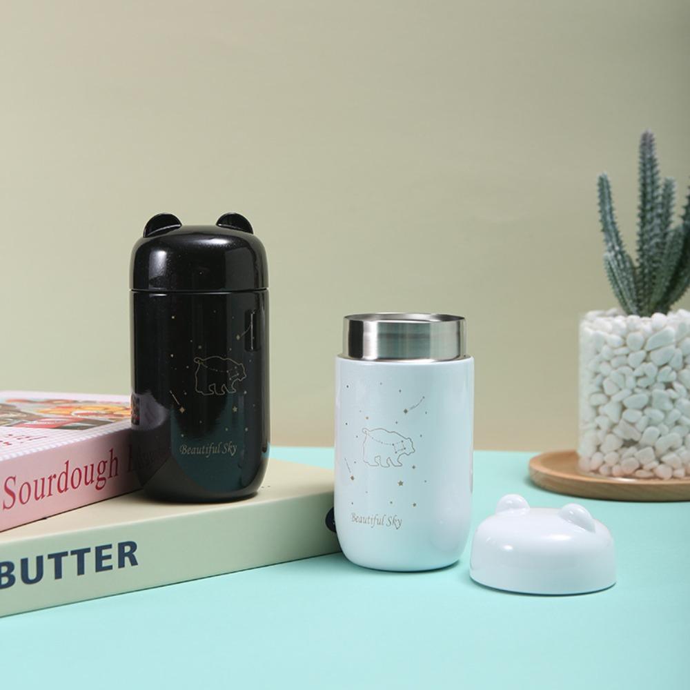 Small Capacity Vacuum Flask 304 Stainless Steel Thermal Mug Cute Coffee Mug  Friend