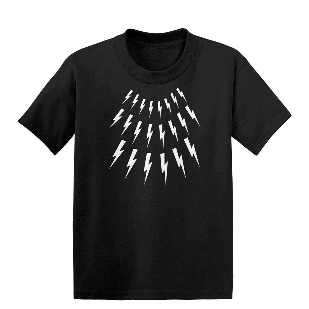 Lightning Bolts Sweater Pattern - Kids Cotton T-Shirt and kids tshirt - SItcom Funny TV Show Parody Comedy Costume Outfit Dress Up