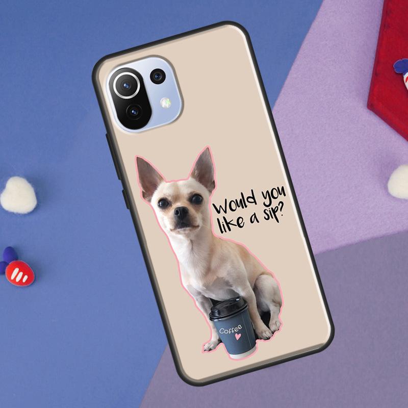 Чехол с собакой чихуахуа для Xiaomi 14 Ultra 13 11T 12T 13T 14T Pro POCO X6 X7 Pro X3 X5 F3 F5 F6 M6 Pro